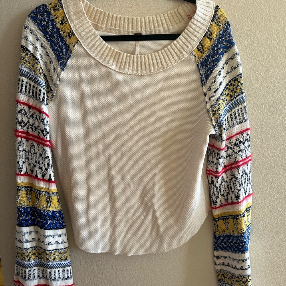 Free People Crop Sweater